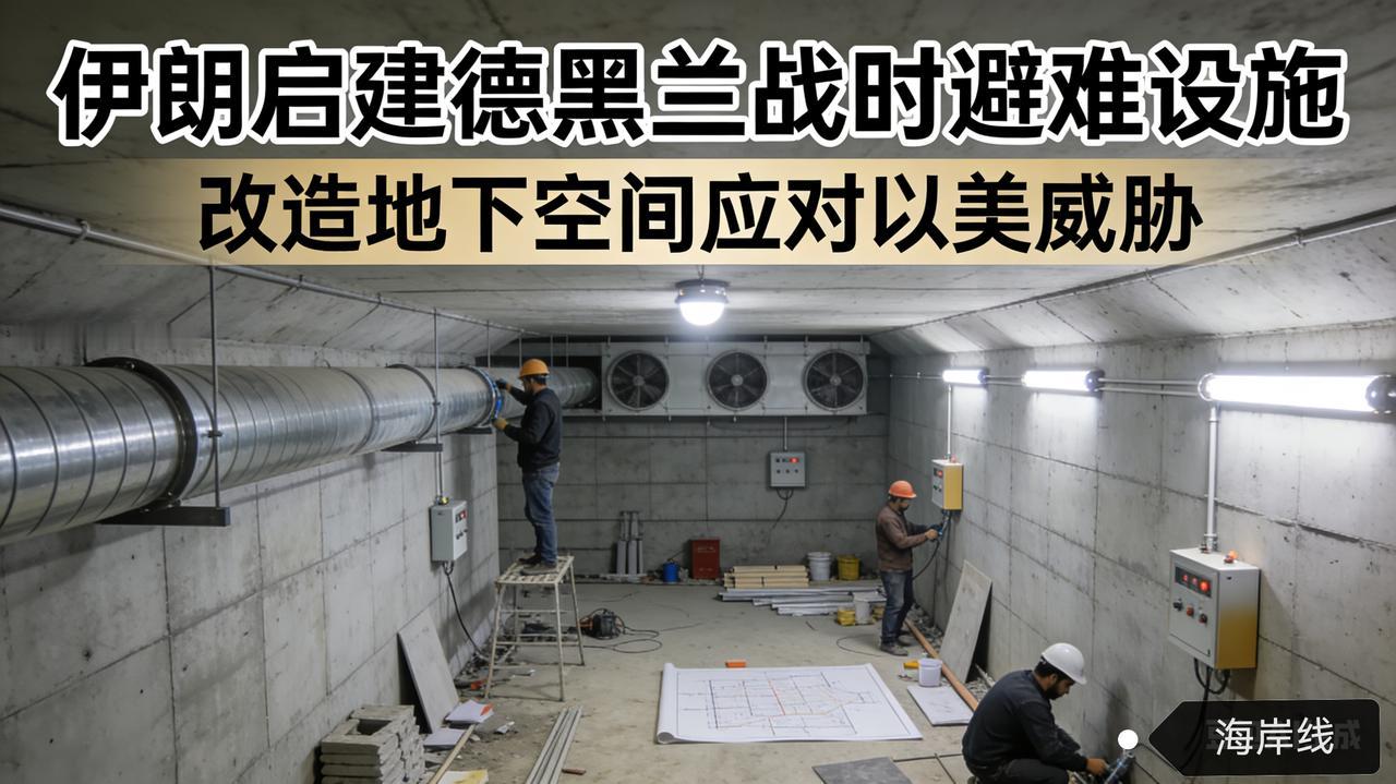 伊朗启建战时避难设施！应对以美威胁，德黑兰改造地下空间筑安全防线
 
美以军事威