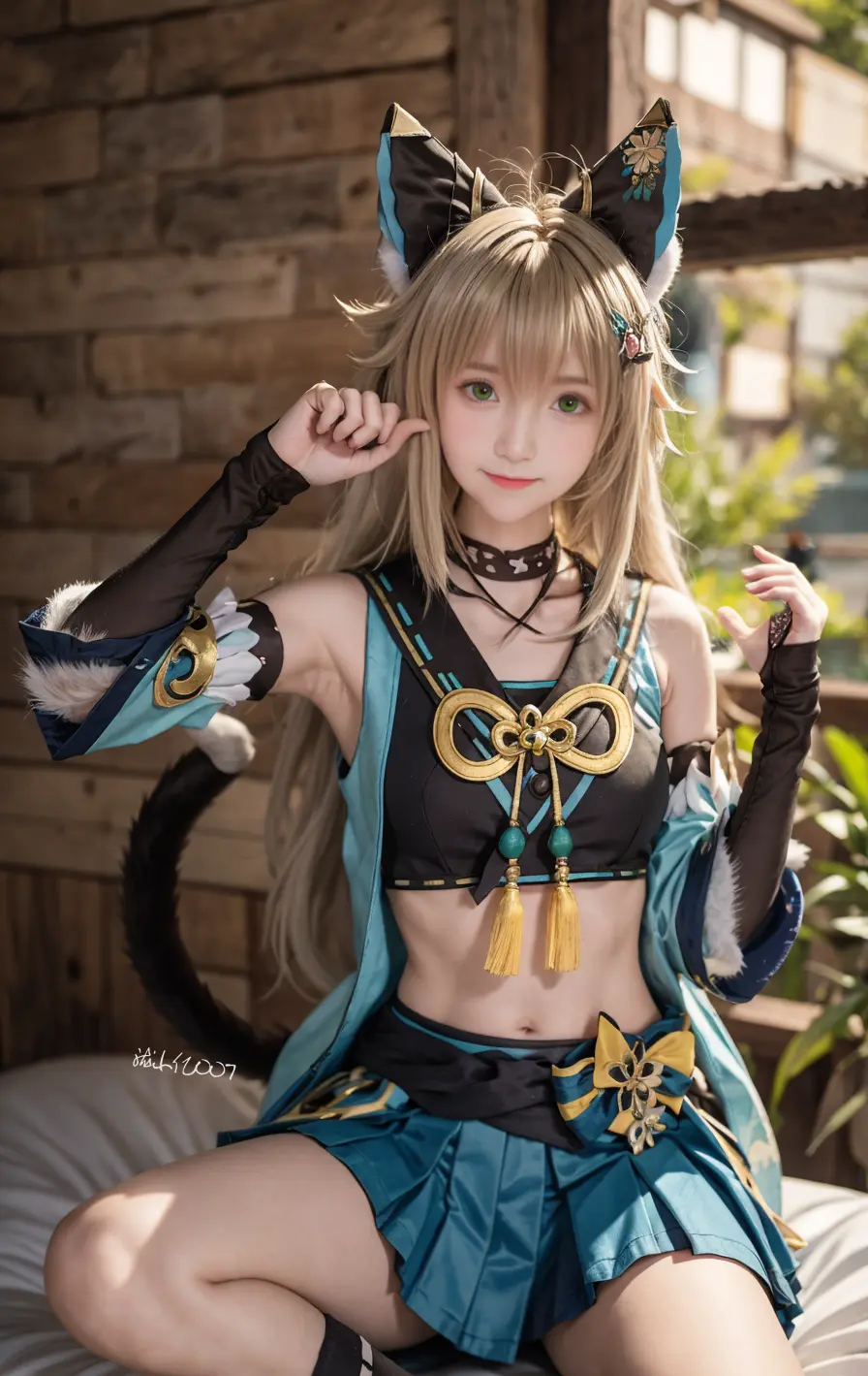 绮良良 原神 。绮良良～，听说猫猫起源都是沙漠哦～