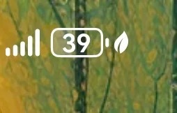 鸿蒙系统的电池图标挺好看的 