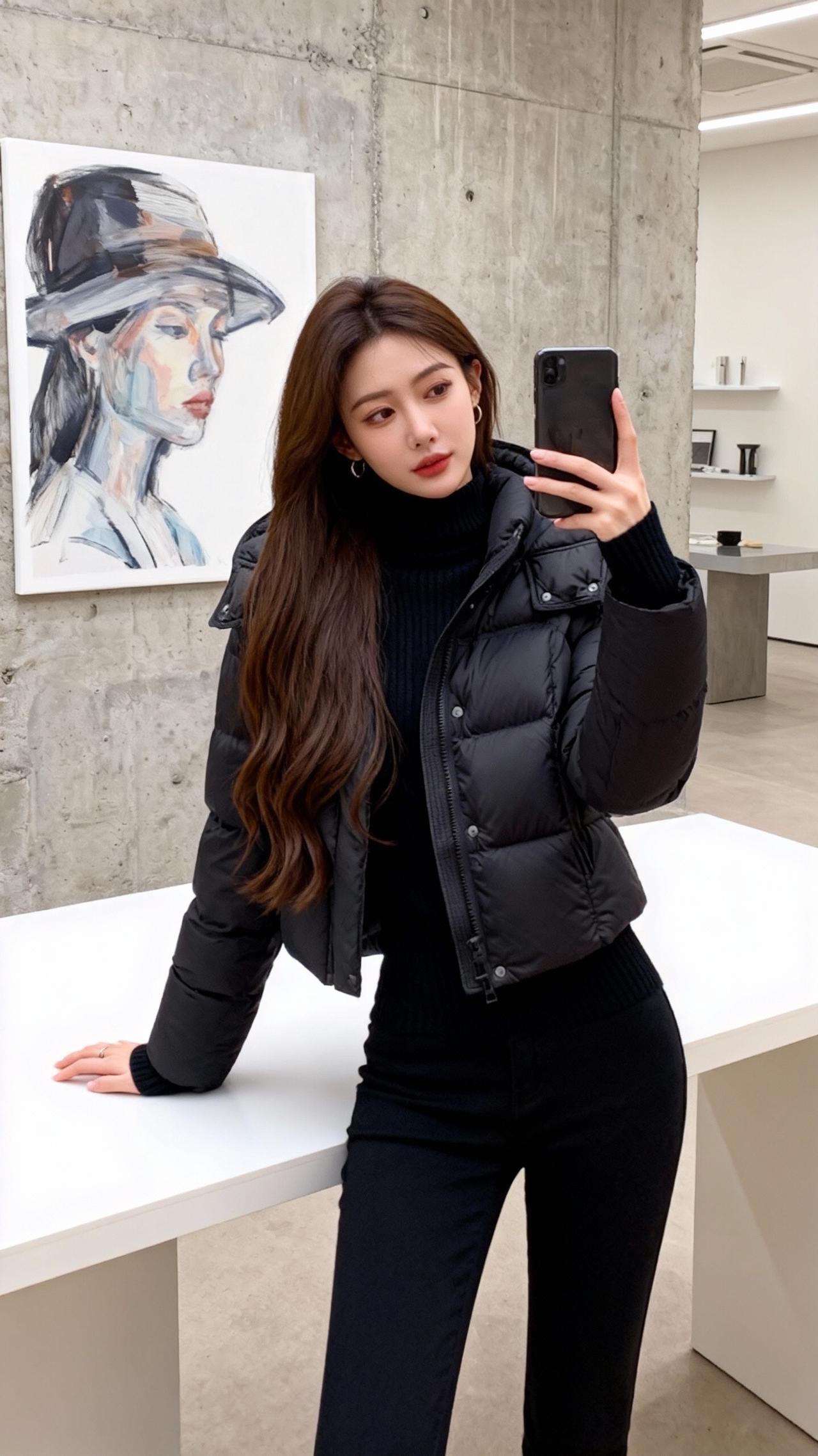 加厚保暖羽绒服今日穿搭 极简穿搭 通勤搭配 羽绒服