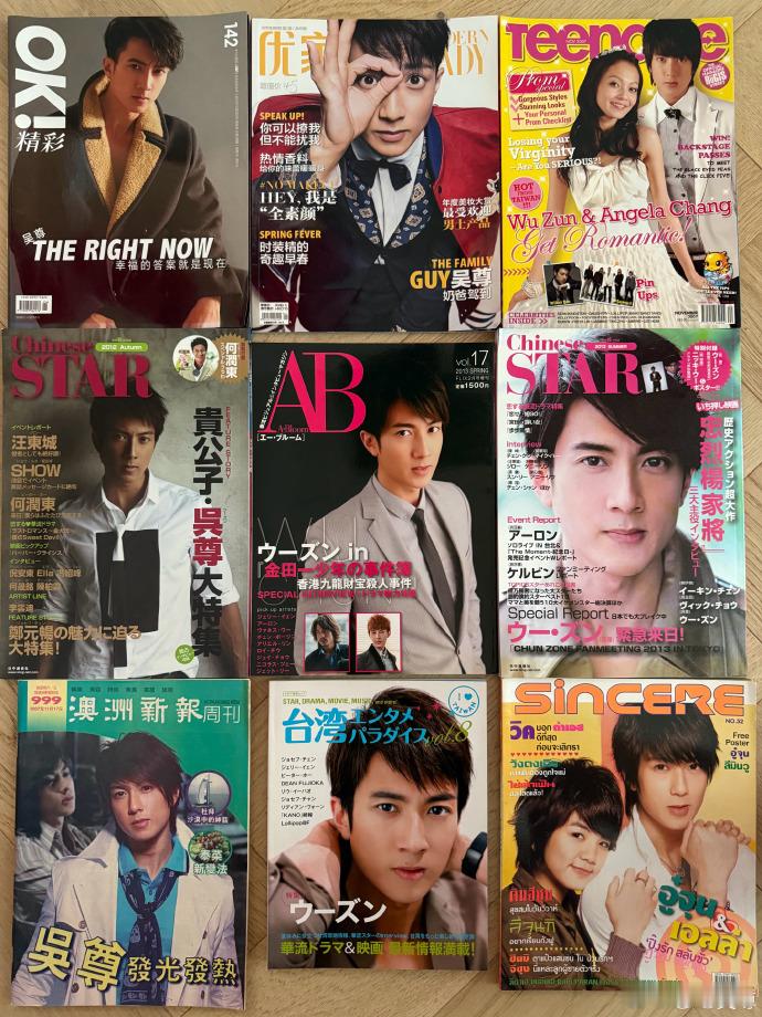 吴尊出道20年100本封面吴尊在演艺圈二十年，一百本杂志封面就是最好的见证！背后