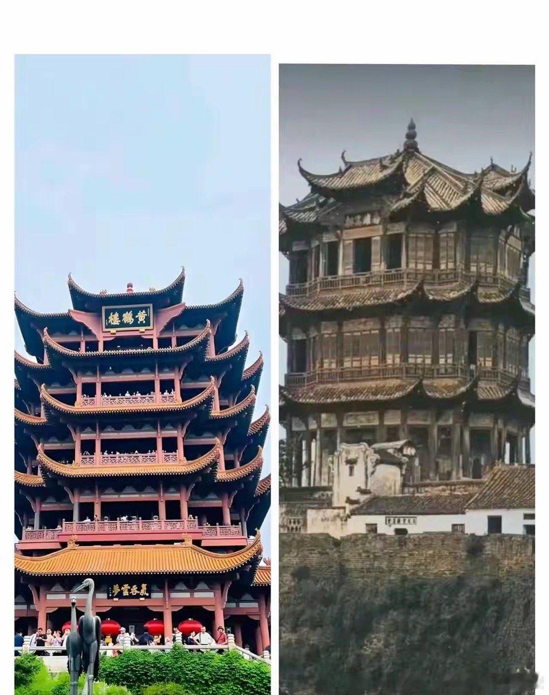 武汉黄鹤楼这个重建大家觉得成功吗？事实上我觉得武汉黄鹤楼是非常大胆又创新的重建，