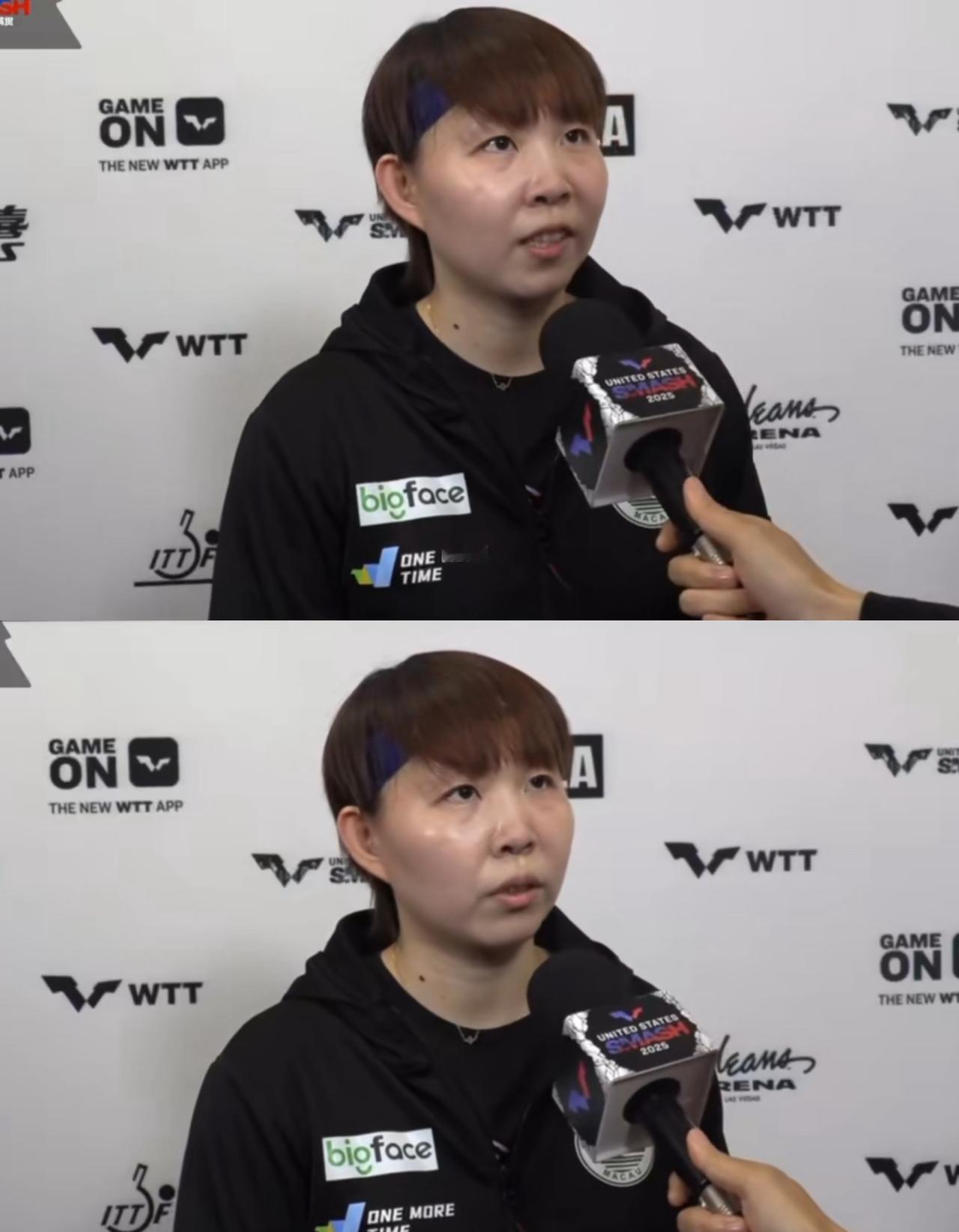 看到朱雨玲的采访，确实让人眼前一亮。她说话条理清晰、逻辑缜密，面对提问从容不迫，