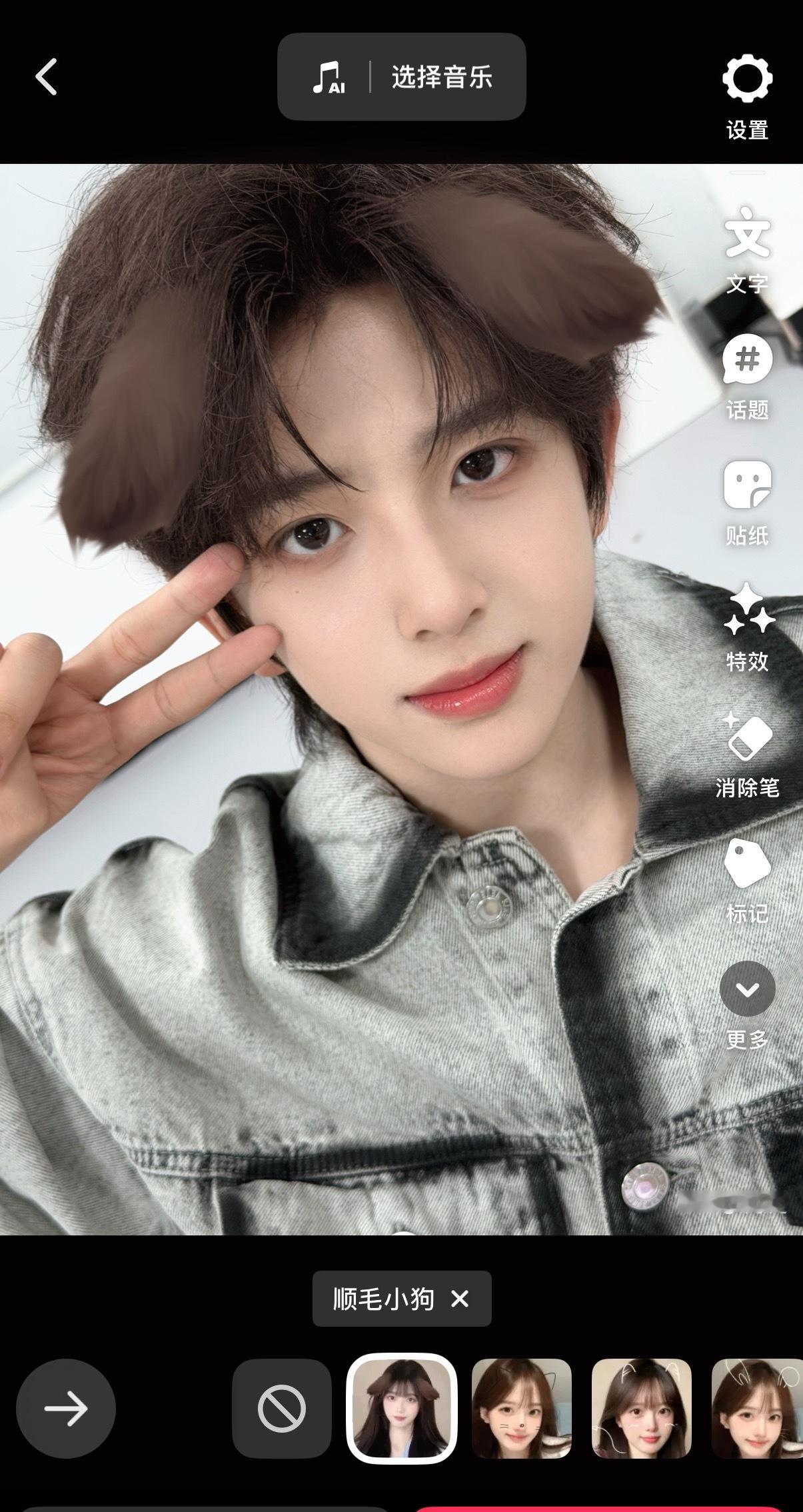 这个特效名字叫顺毛小狗૮₍ •ᴗ•₎ა 