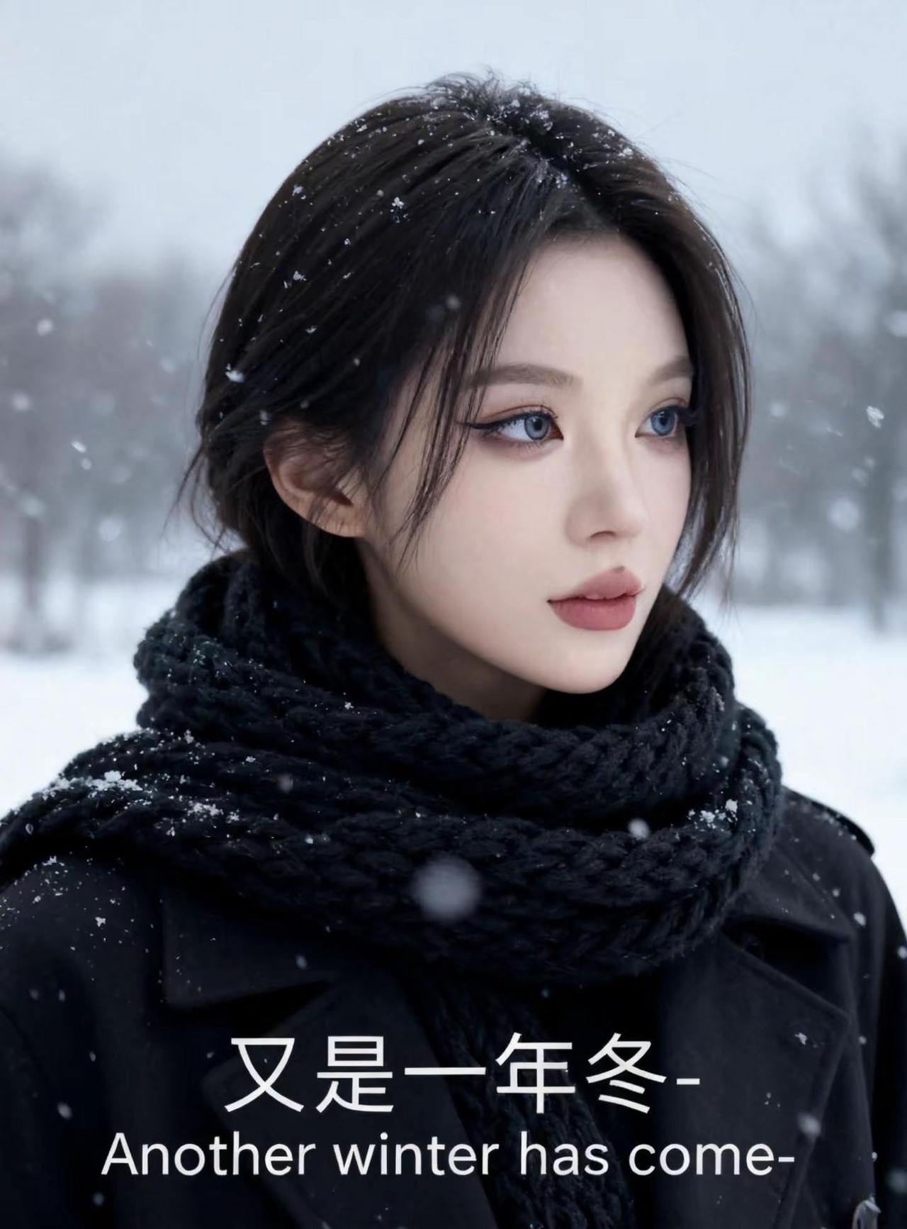 又是一年冬别来无恙 新发色很喜欢