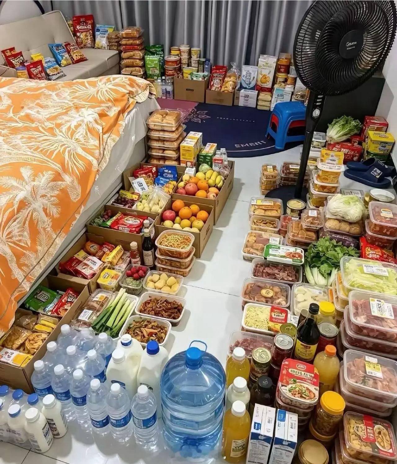 台风巴威又睁眼了这是防台还是开超市啊？