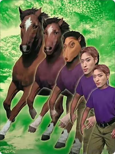 马年该轮到我们p1harmony成为顶流了吧，毕竟团里有这么大一匹马 