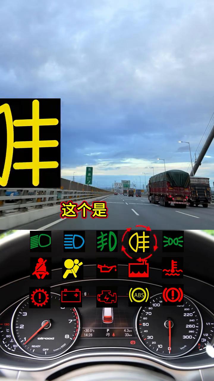 这个是近光灯，这个是远光灯，这个是前雾灯，这个是后雾灯，这个是示宽灯，这个是未系