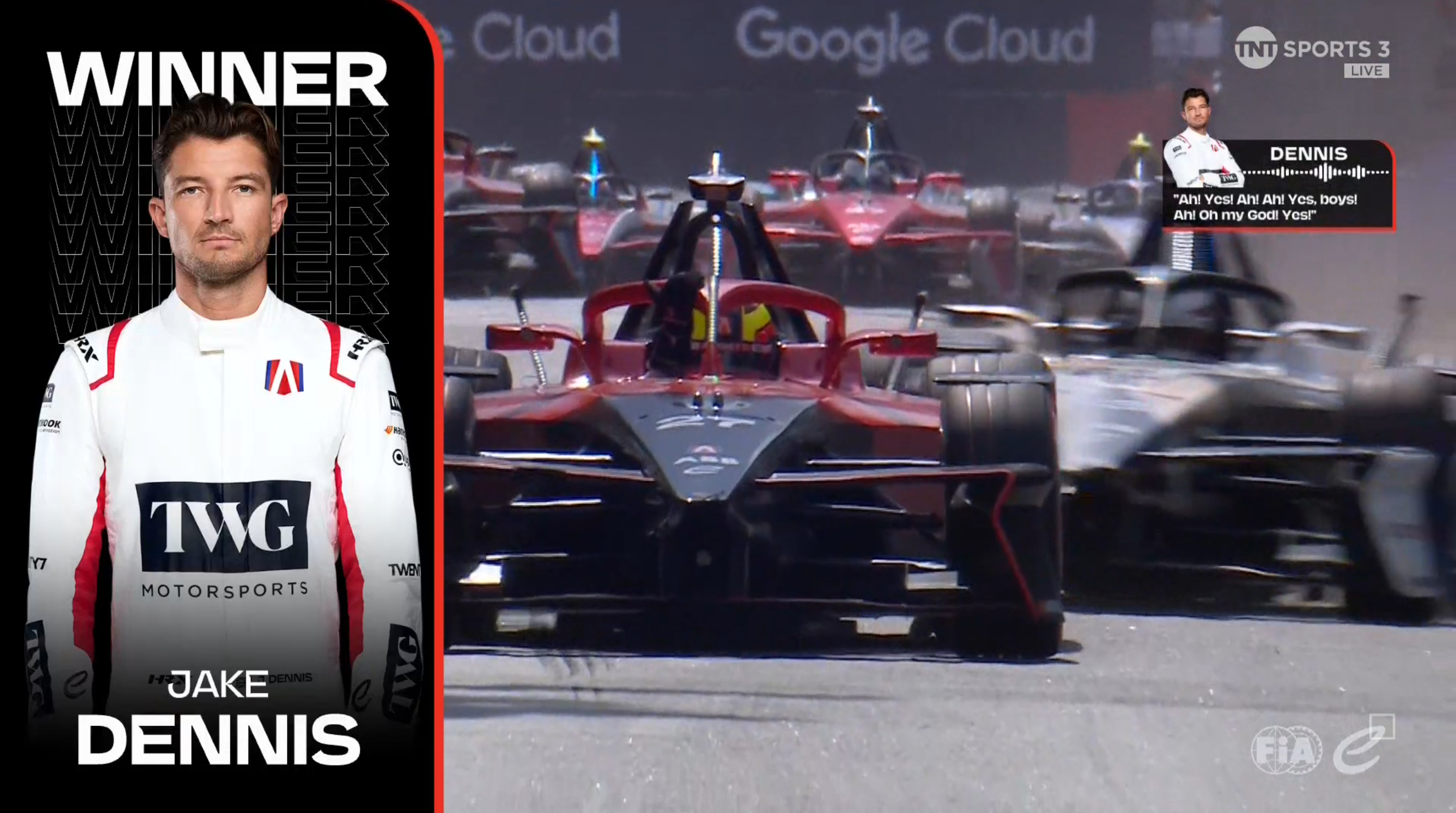 杰克·丹尼斯赢得FE揭幕战圣保罗站冠军🏆FE电动方程式2025FE电动方程式圣