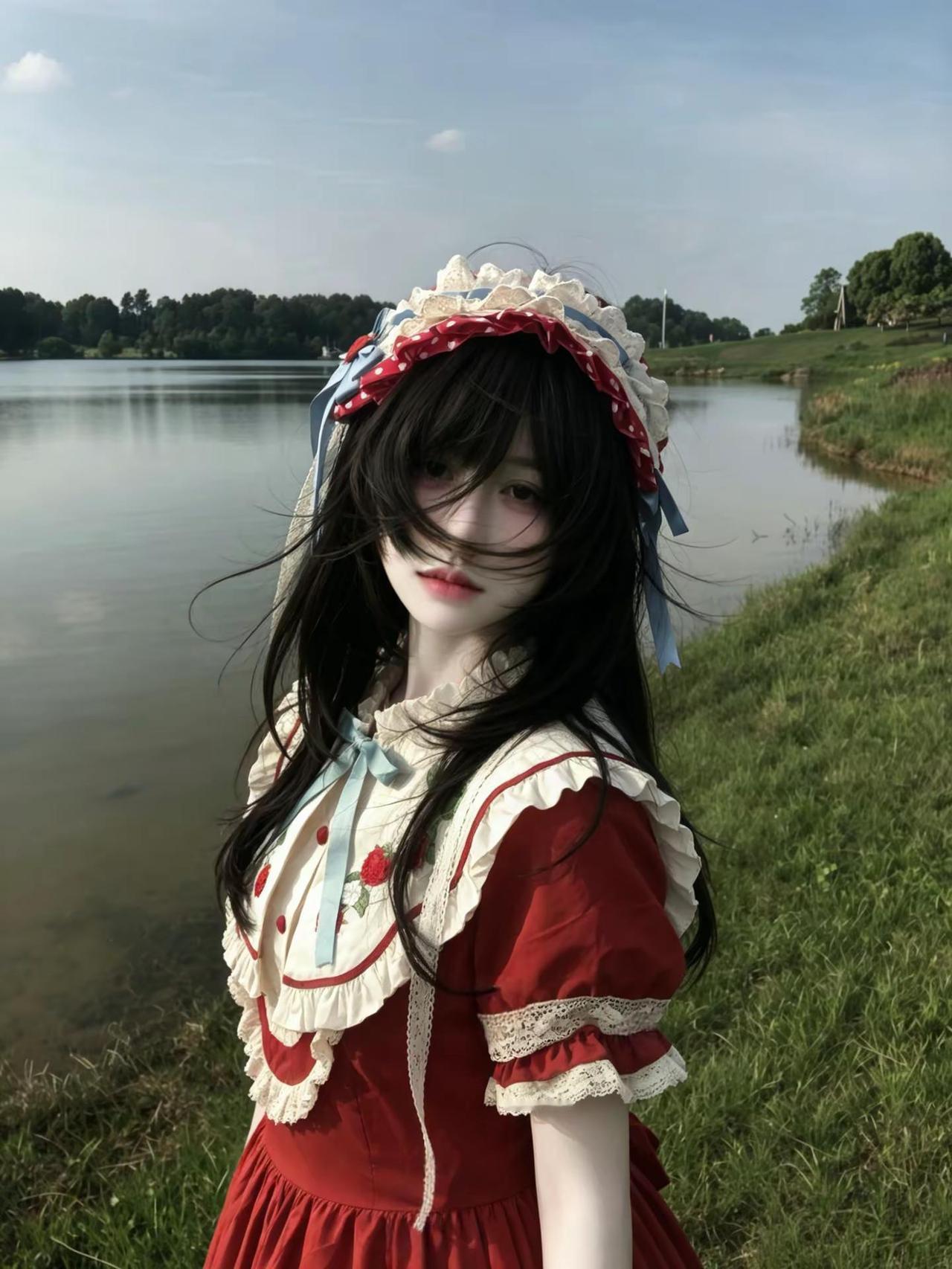 感我此言良久立清冷感 lolita 洛丽塔穿搭