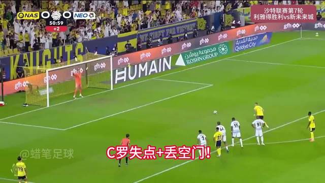 C罗失点又失空门
 
沙特联第10轮，利雅得胜利主场迎战新未来城体育，最终球队1-0拿下胜利，菲利克