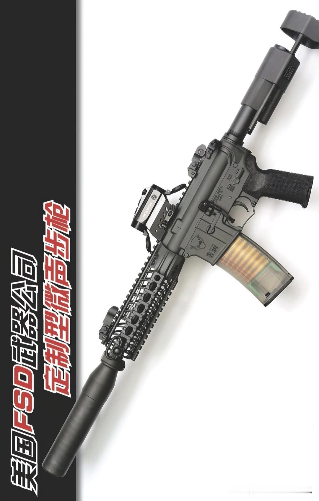 美国FSD武器公司定制型微声步枪
主营AR系列枪械配件加工与定制改装的FSD武器