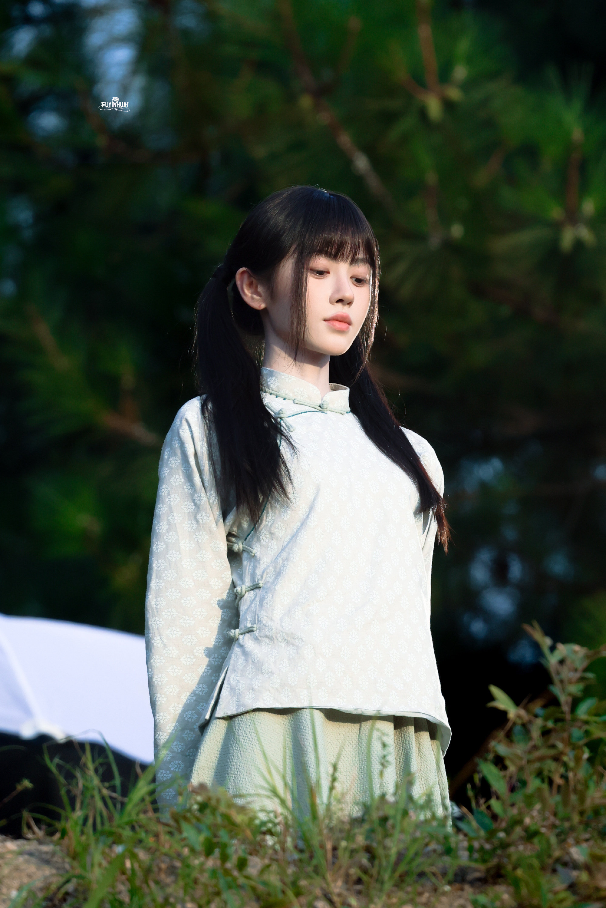 鞠婧祎 jjy鞠婧祎苏绿夏 蝶为花碎花随风离.