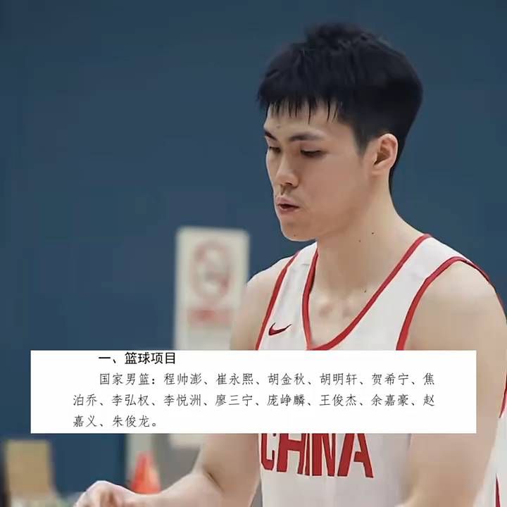 中国男篮公布亚运会14人大名单广东三人入选 。