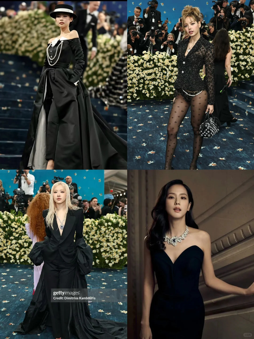 BLACKPINK全员出席Met Gala 
