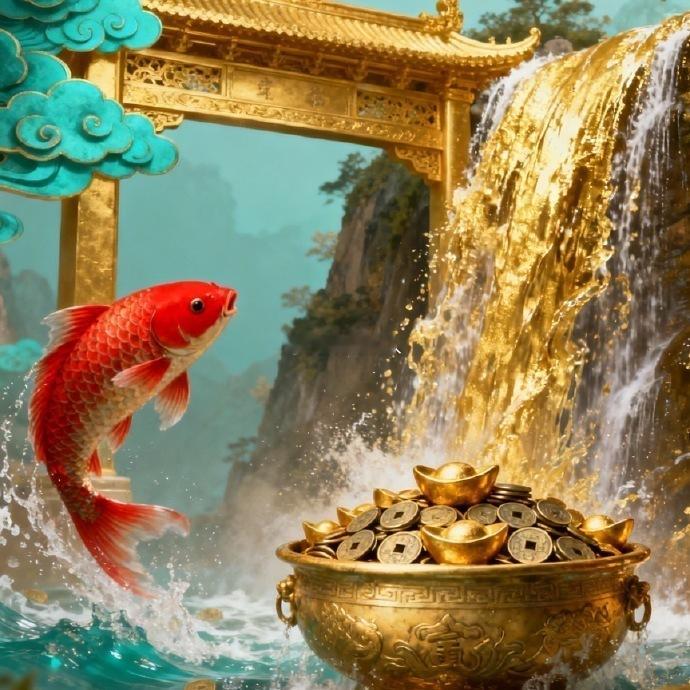 财运顺意，流水生金，借天地灵气，引流水生金之福运🙏 ​​​