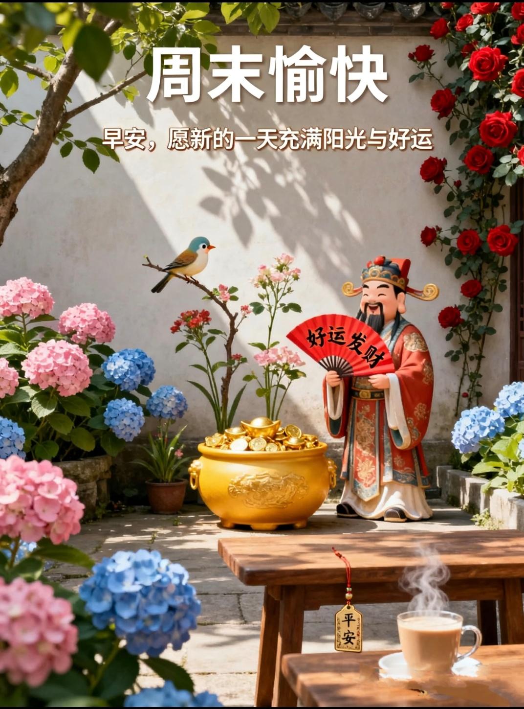 家人们早上好！周末愉快呀！来我这儿签个到，沾沾咱们的牛市喜气~点赞、评论、转发走