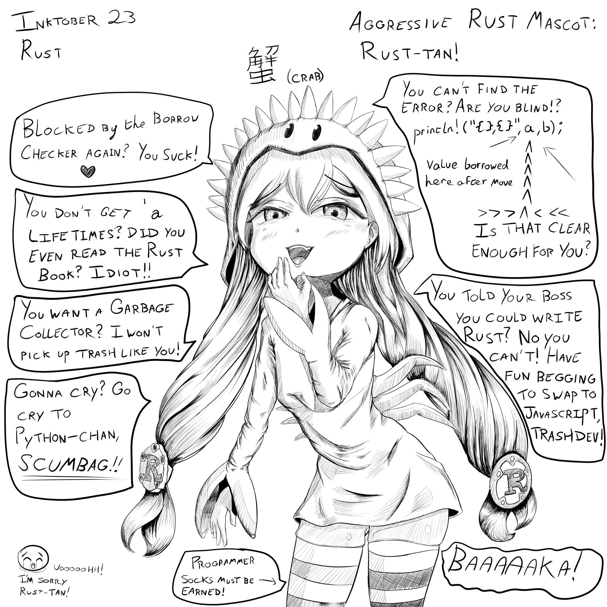 Rust娘绘图：DrHeatSync ​​​