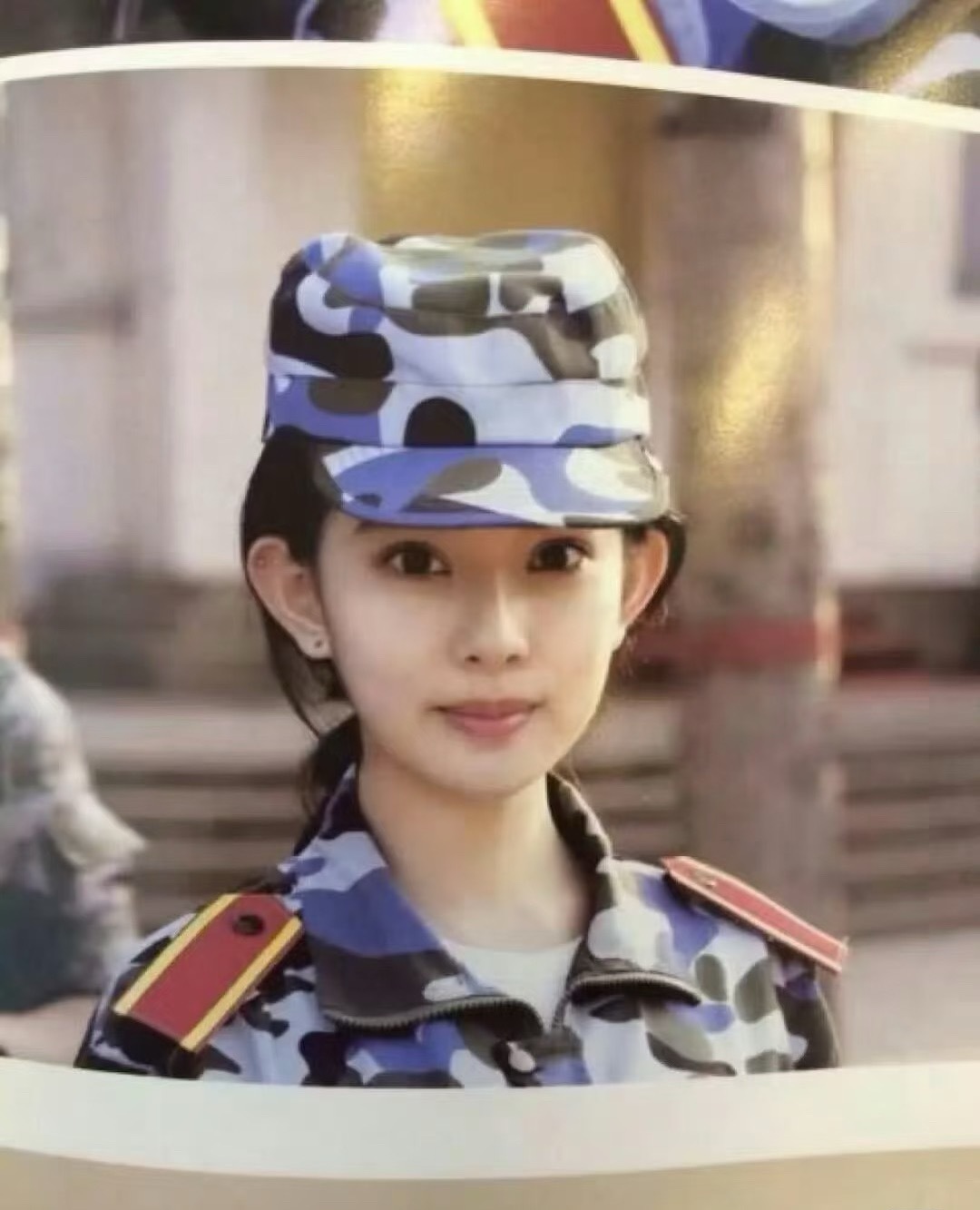 一些女明星军训照片 ​​​
