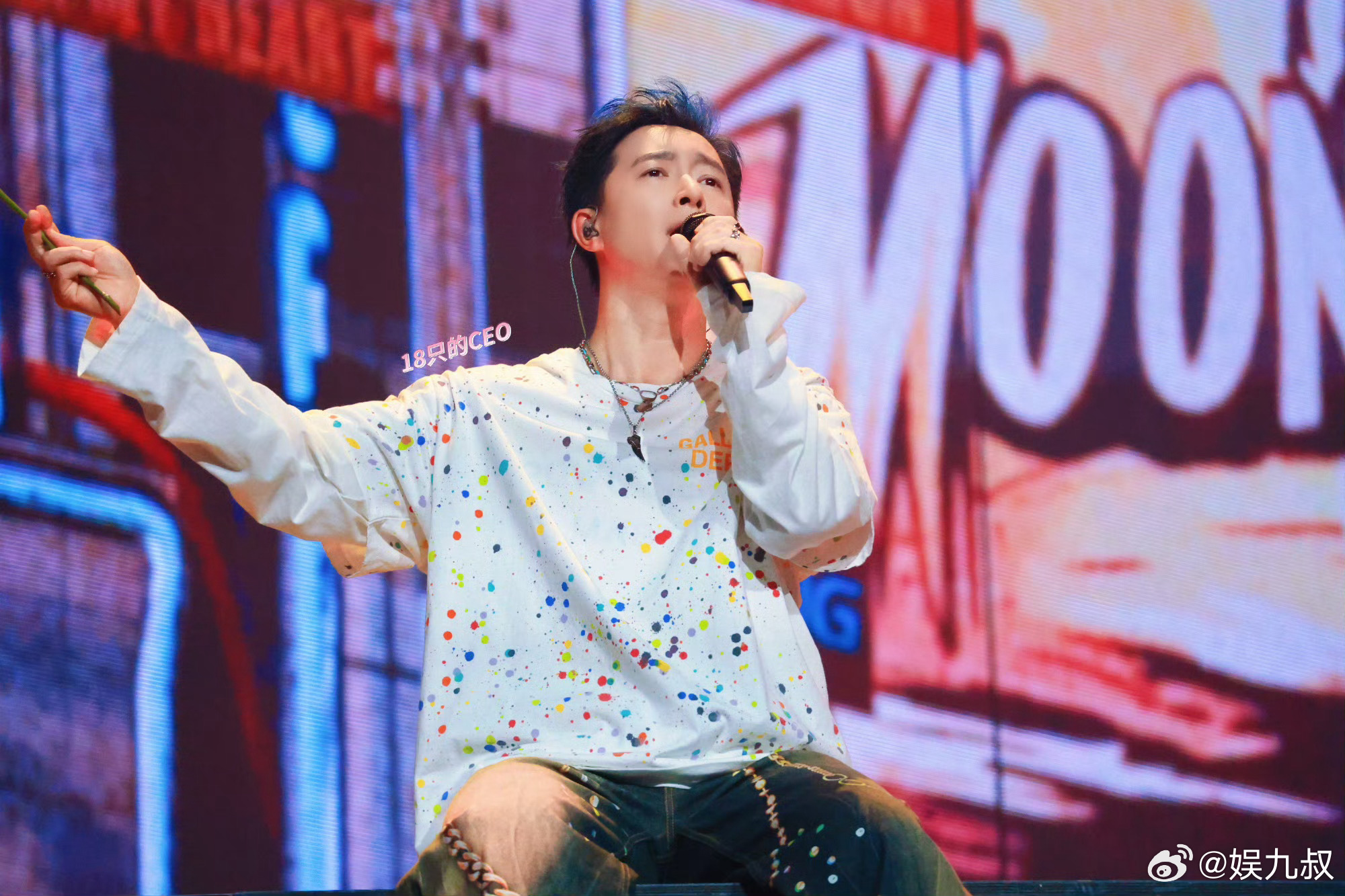 韩庚上海演唱会 之前广州演唱会韩庚现场太赞了！舞美也是给到夯！上海站也完全不会让