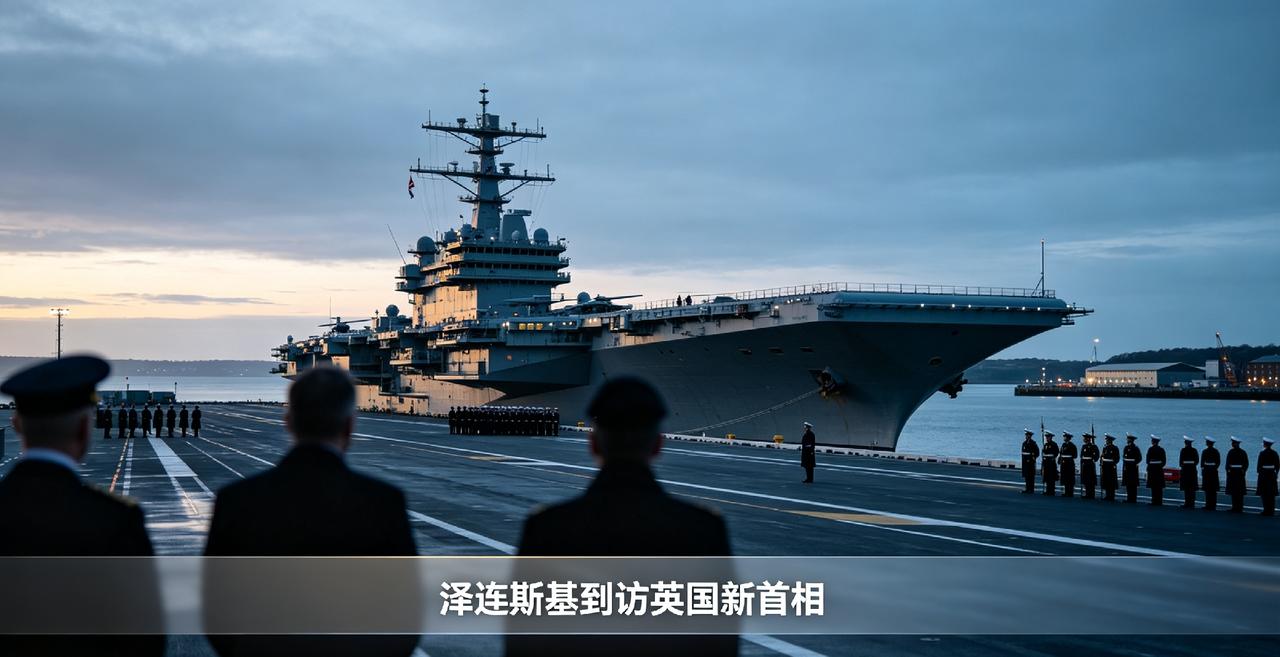【泽连斯基到访英国新首相】
 
当地时间7月27日，乌克兰总统泽连斯基抵达英国开
