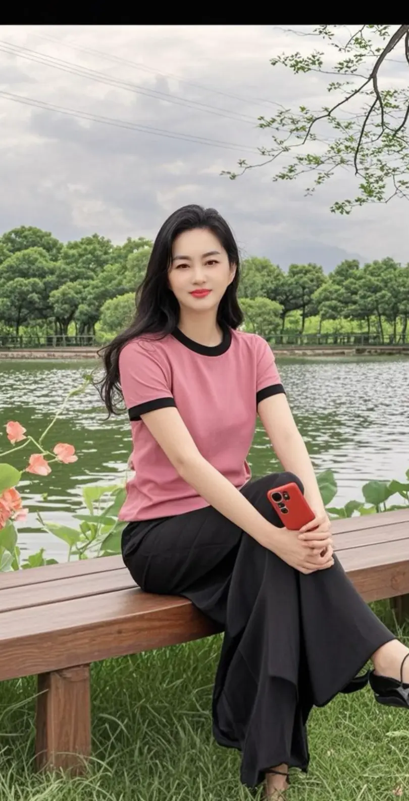 湖畔静思  穿搭  穿出自己的风格