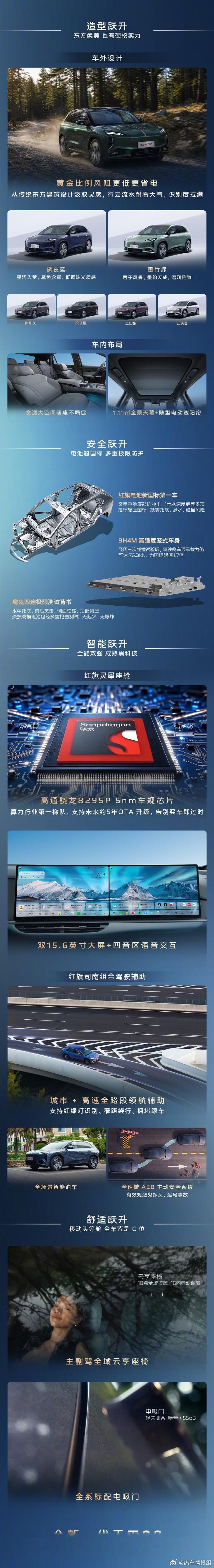 【一汽红旗全新一代天工 08 上市，670 Max 限时权益价 17.99 万元