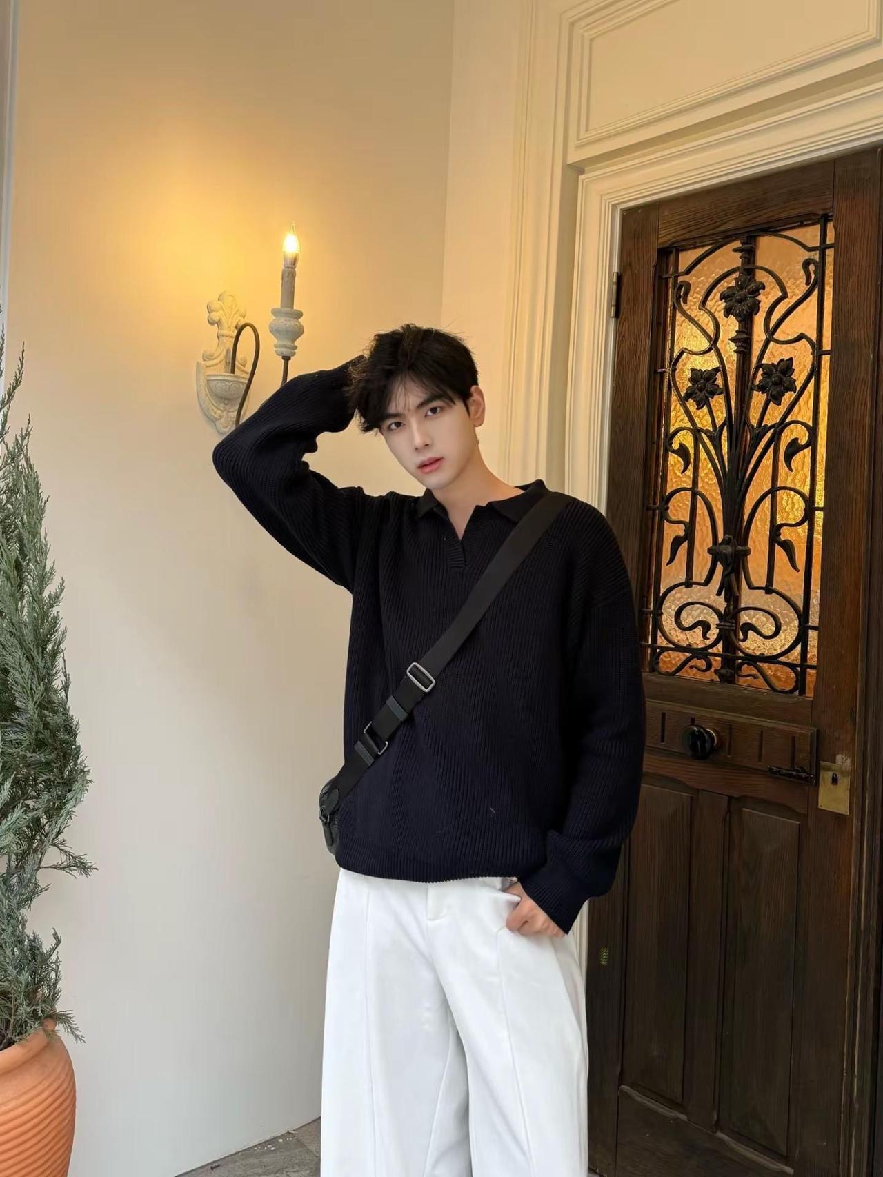 有点感冒 应该是你冷暴力害的。韩系穿搭