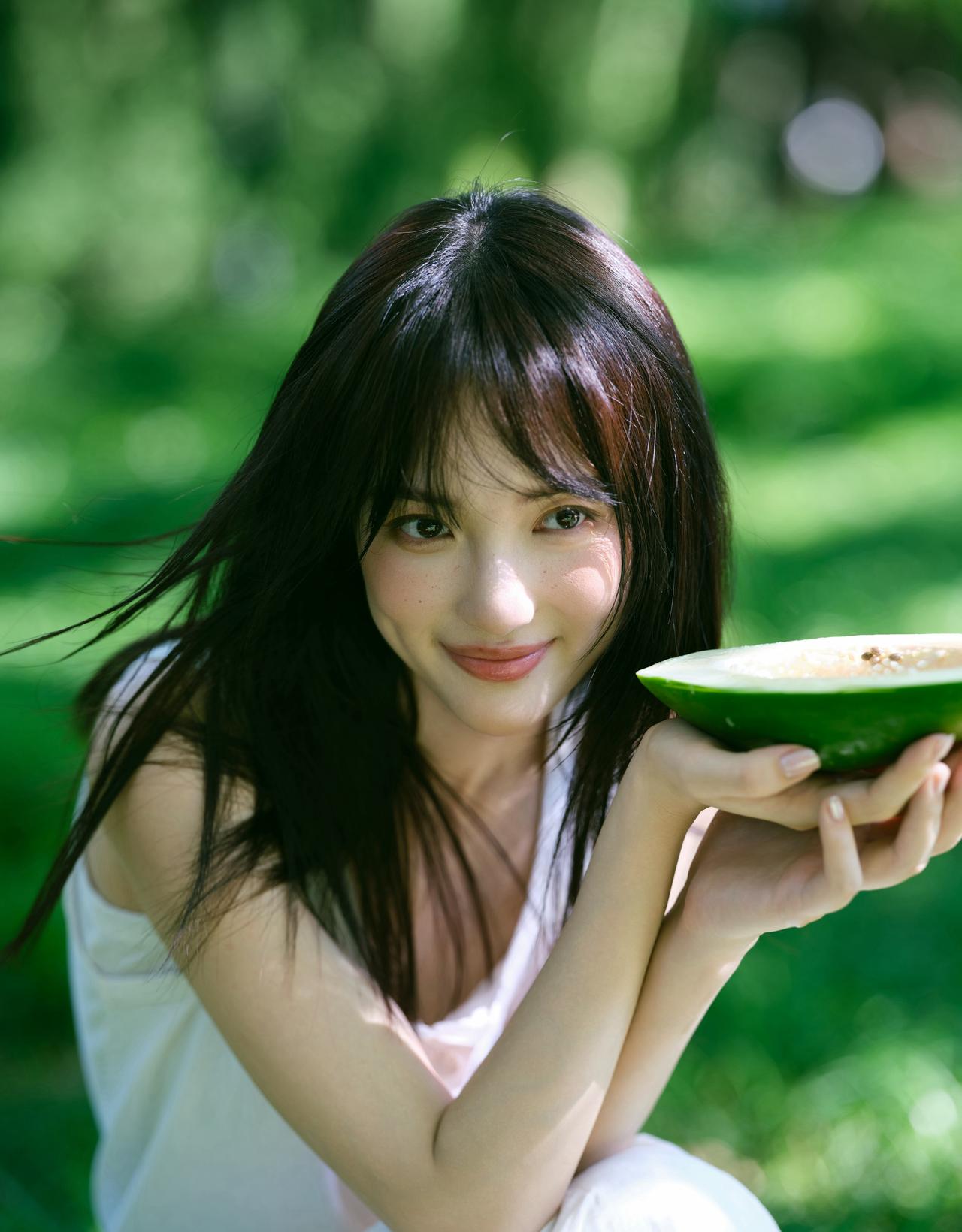 叮咚！你的夏日限定甜妹已上线，请查收～🍉夏日的元气少女