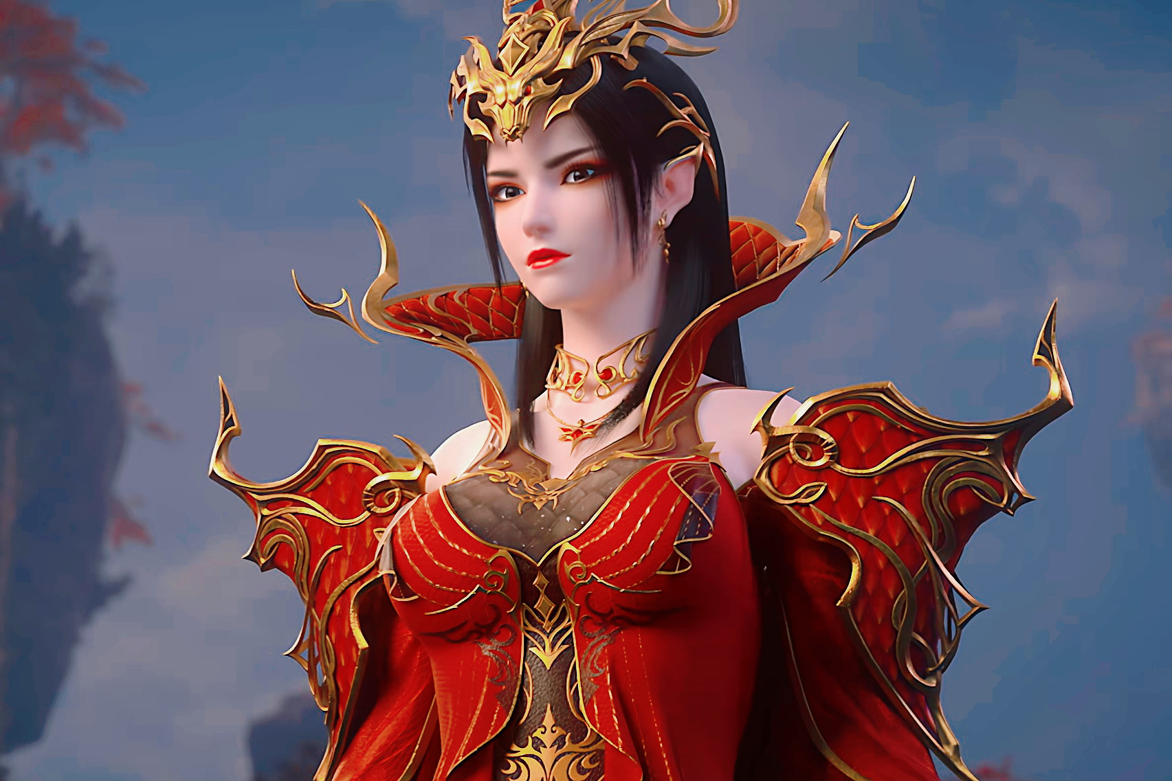 美杜莎女王国漫女神 ♥截修美图♥颜值与气质拿捏，身材与妆容在线！ ​​​