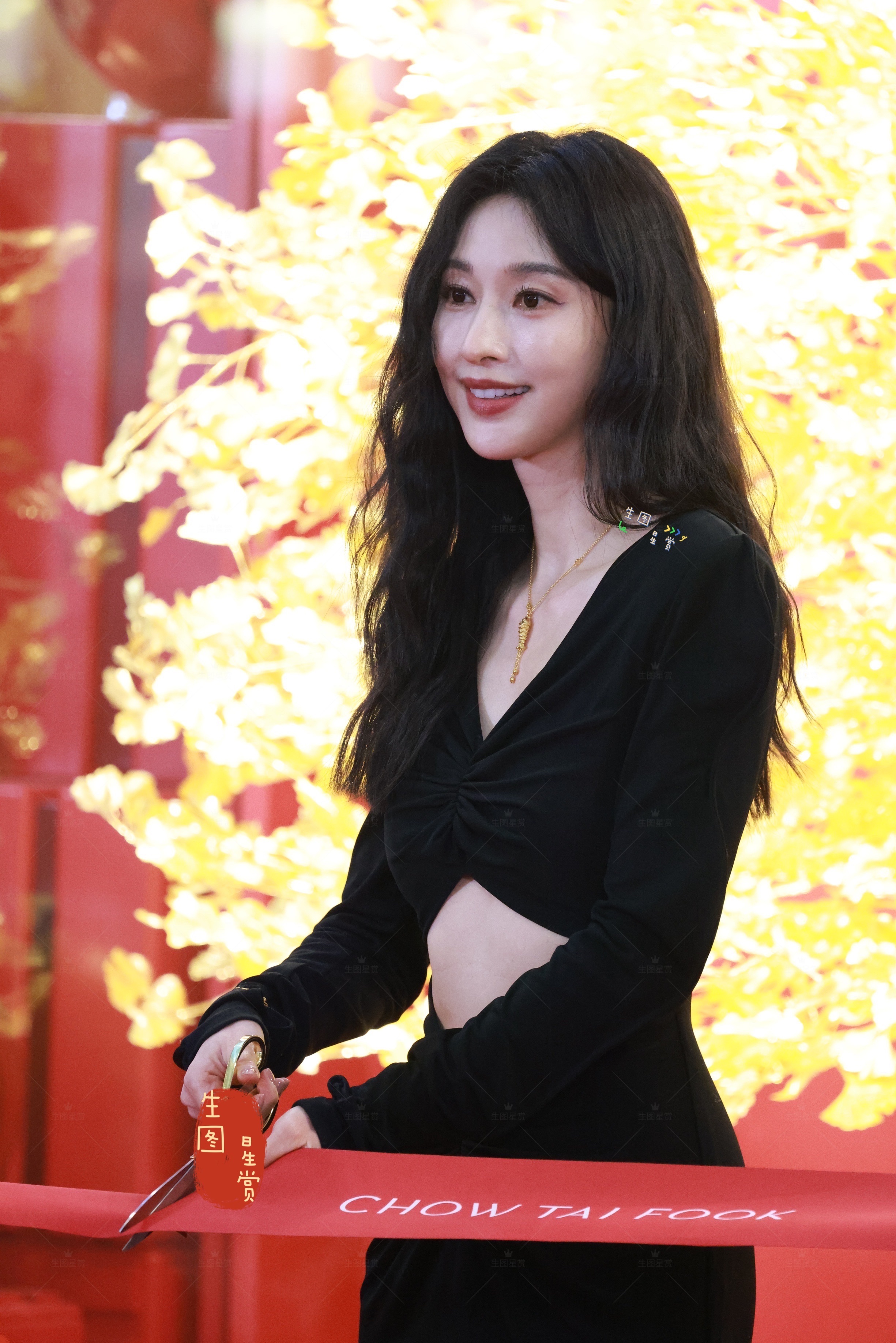 张俪250122成都品牌活动返图All Black女王气场好飒🖤