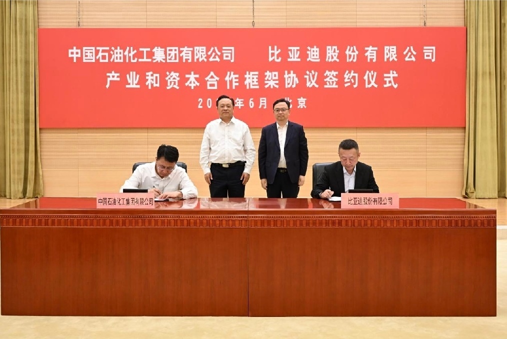 看到比亚迪携手中国石化达成深度合作、落地油站闪充共建新生态，作为电车车主着实欣喜