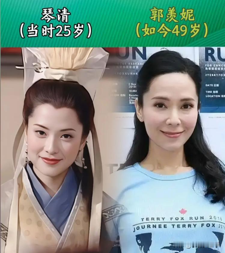 一晃24年过去了，《寻秦记》中的这些女演员还这么漂亮，特别是琴清，但演雅夫人的雪