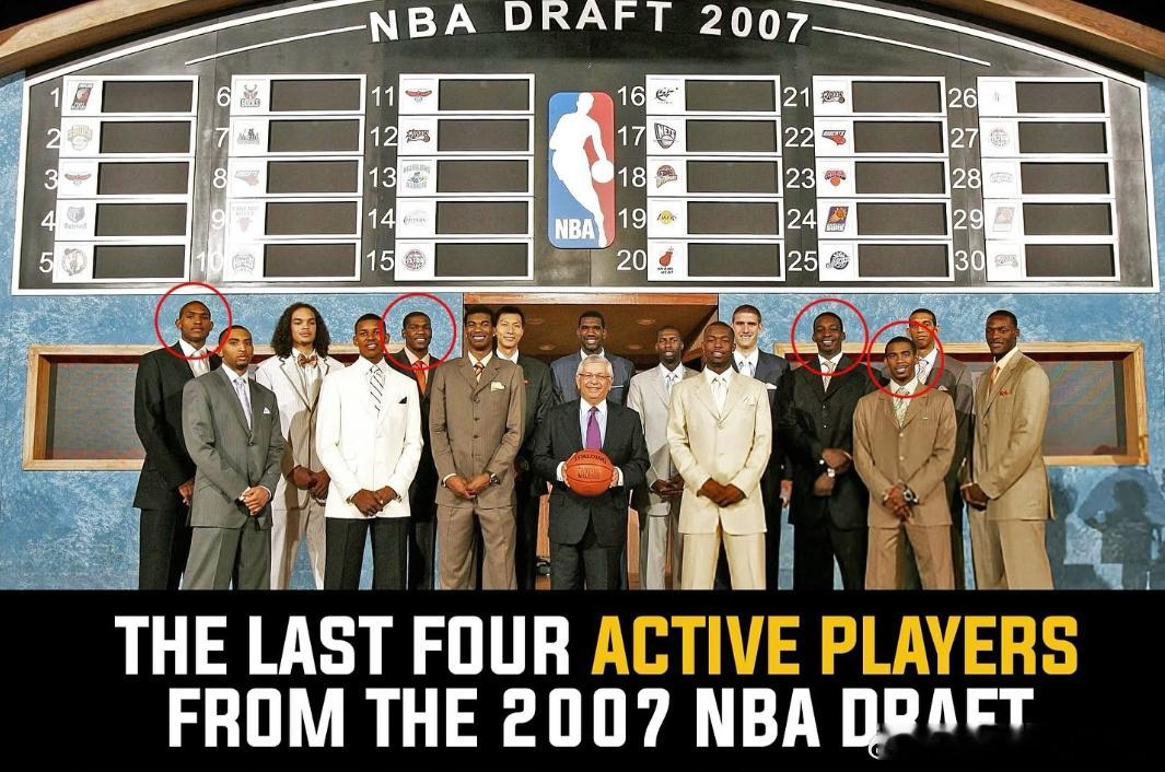 2007届 NBA 选秀前五现状，竟有人打过CBA第五顺位：杰夫-格林 目前效力