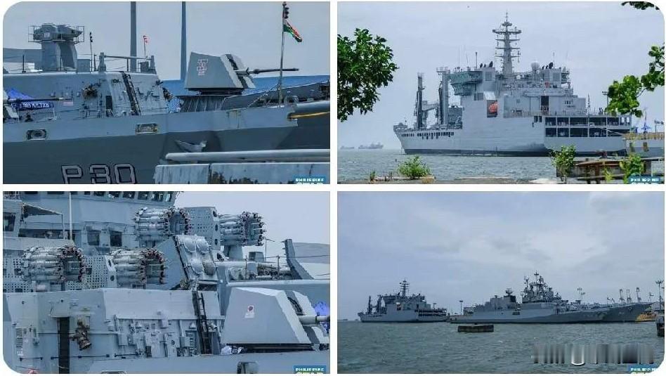 目标是中国：印度3艘军舰抵达南海，与菲律宾在黄岩岛海域附近军演！
印度海军“德里