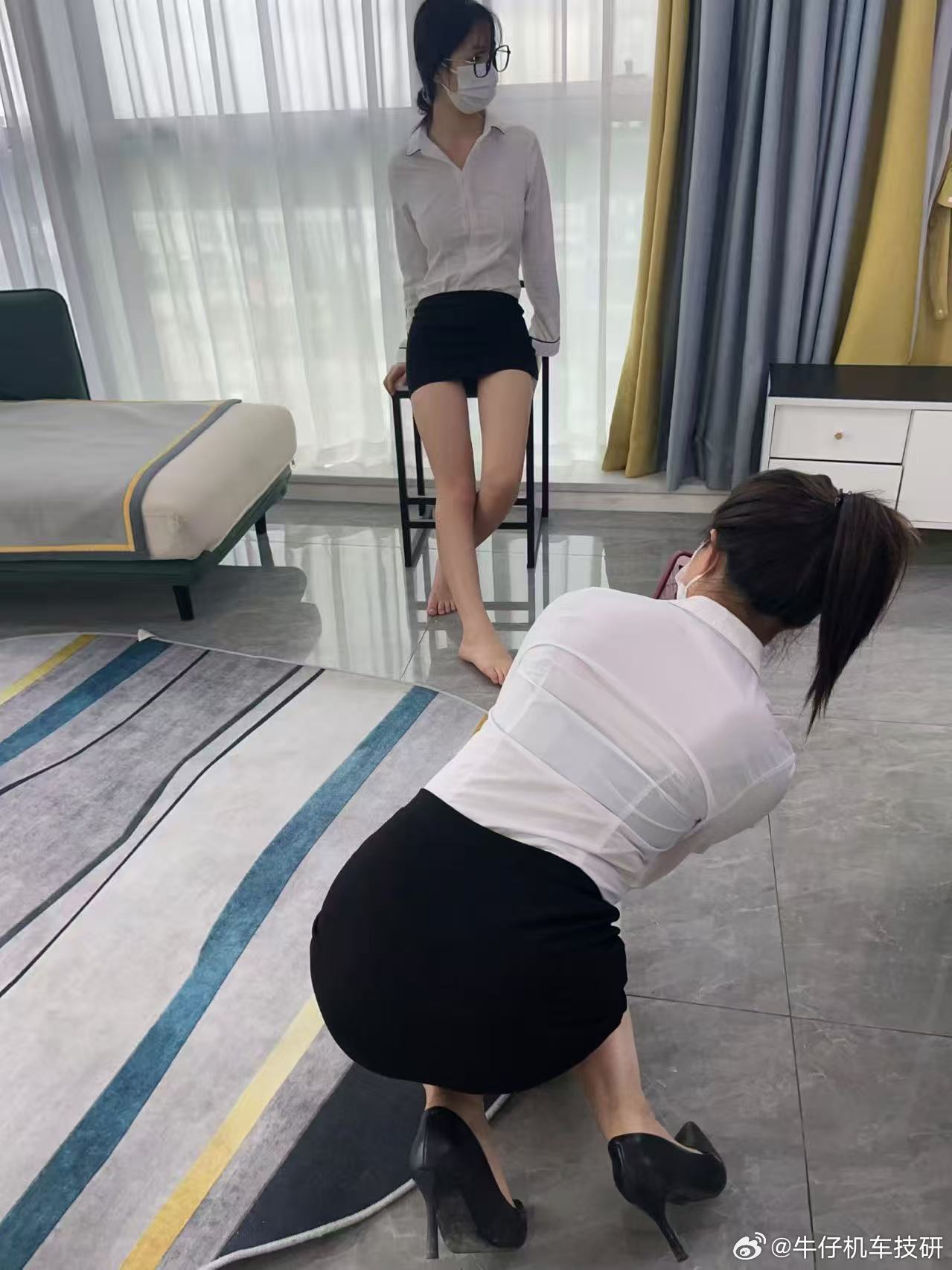 原来大长腿的片子是这样拍出来的 