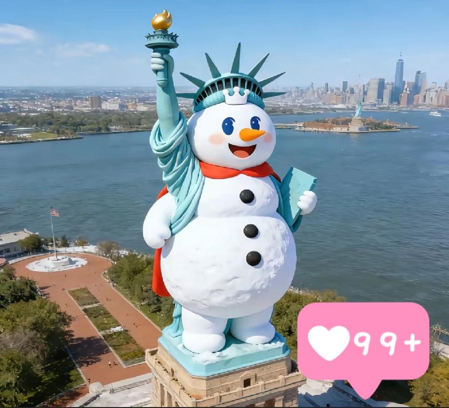 打不过你，我就加入你！
蜜雪冰城杀进美国，直接把“甜”玩出了新高度。
 
​​什