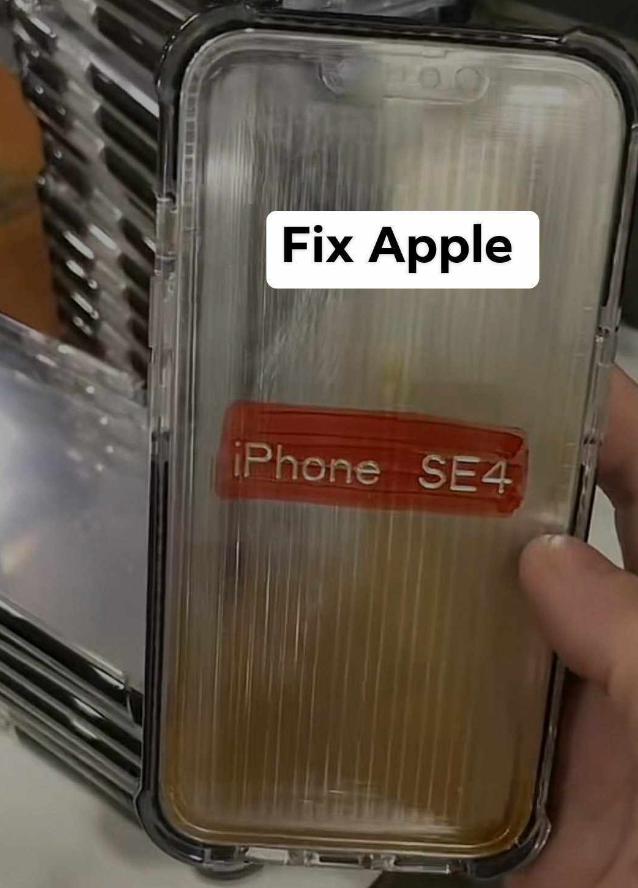 照曝光的手机保护壳来看，苹果iPhone SE4很有可能就是iPhone XR的