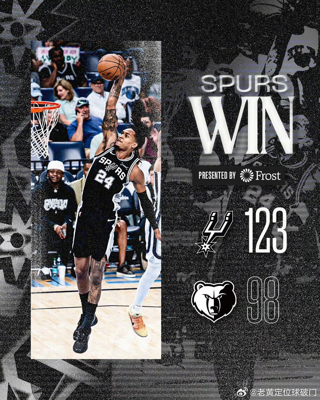 马刺居然那么厉害。可惜灰熊不够给力没有上够分数咱们的大粉居然差点拿下！今天我们继