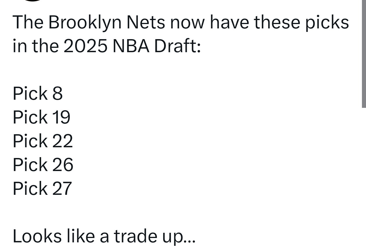 篮网今年选秀大会有的忙活了，5个首轮签…nba ​​​