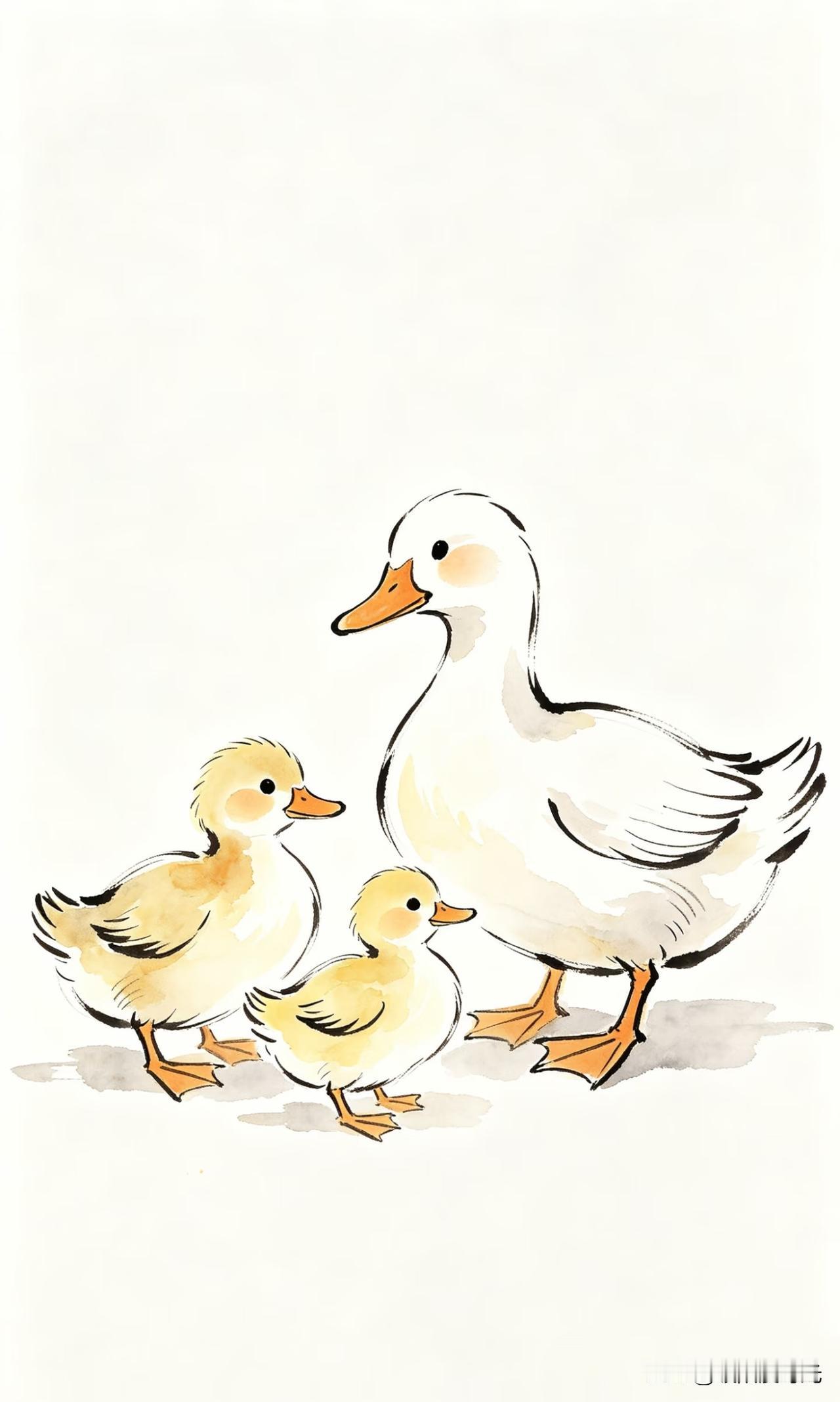 水彩灵动绘时光丨郭小O绘画AI素材分享
水彩画 小鸭子水彩画