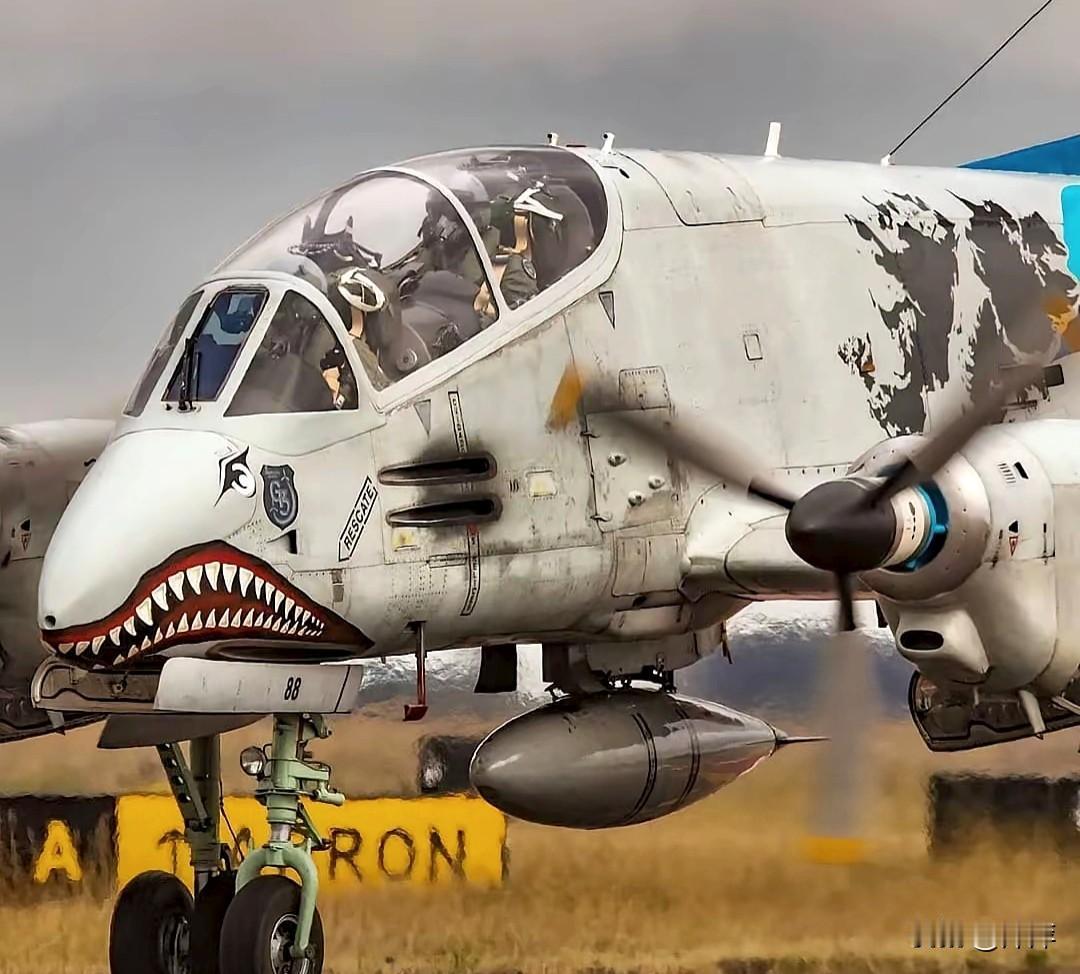 阿根廷研制的IA-58“普卡拉”攻击机。在1982年马岛战争中，它以落后的螺旋桨