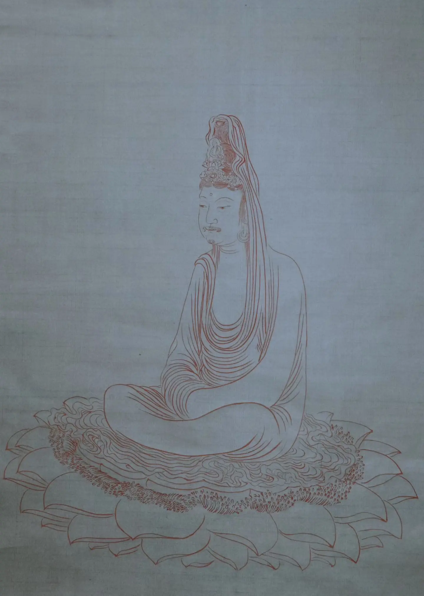 千处祈求千处应，苦海常作渡人舟 尺寸：60｜50cm 纸本：越竹斋竹纸...