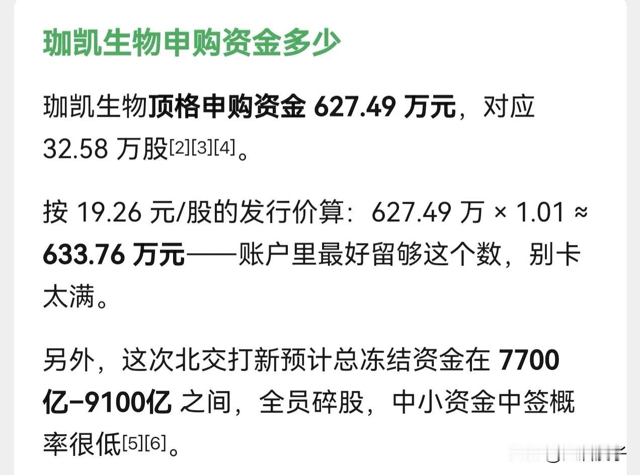 朋友们，北交所新股珈凯生物在7月29日（星期三）开启申购，发行价格为19.26元