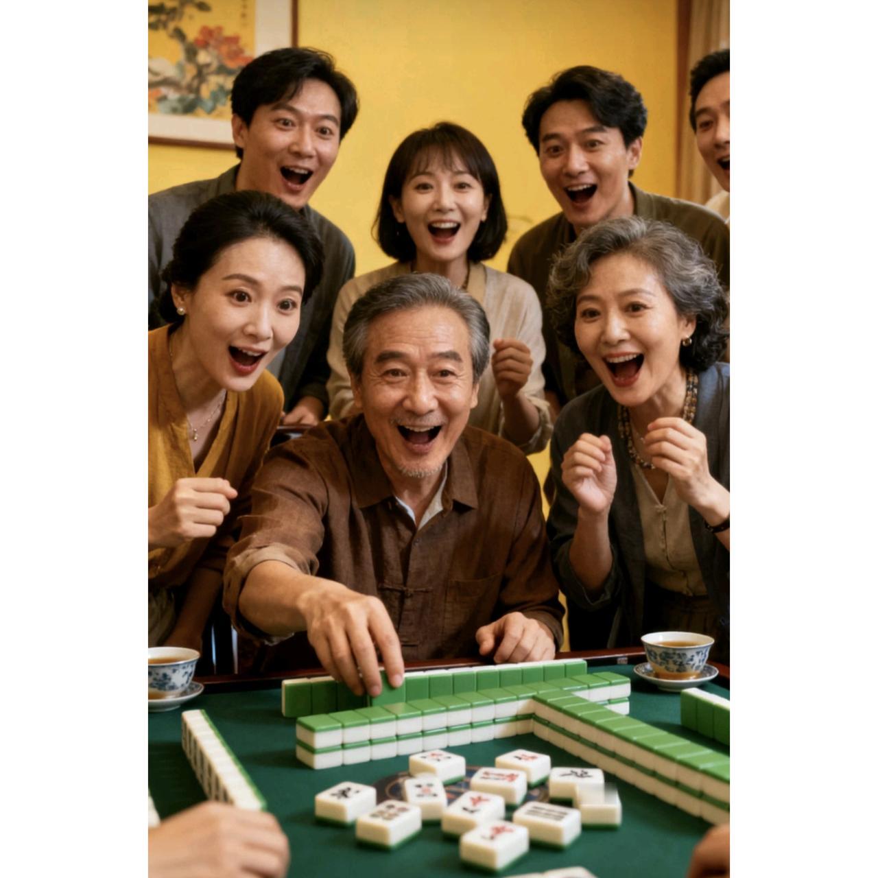 这几天，浙江宁波象山县，
52岁的马先生在麻将桌上连着自摸了好几把，情绪一下就上