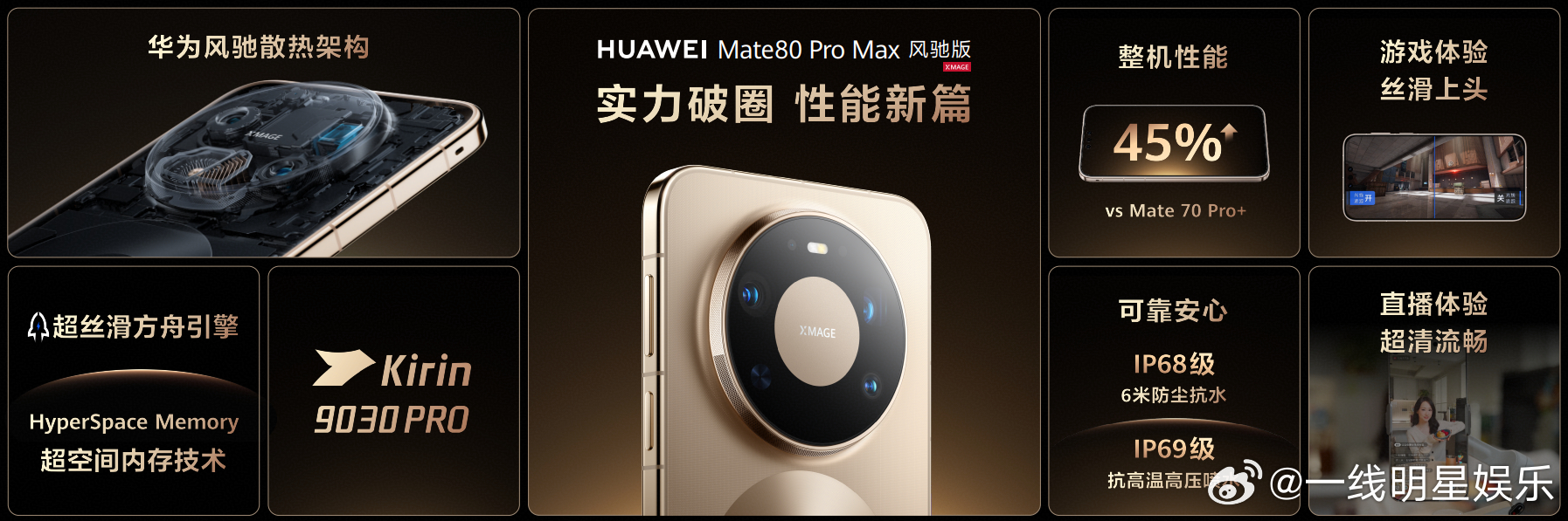 Mate80风驰版内存黑科技华为Mate80风驰版正式发布 吃瓜群众今天都被这台