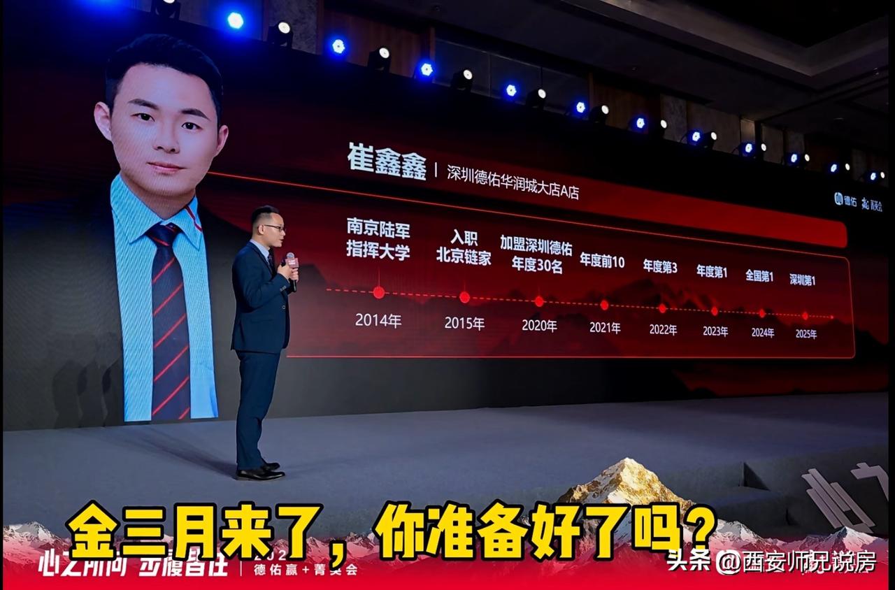 这个同行很厉害👍军校毕业入职北京链家，五年后跳出链家加盟贝壳平台德佑，做到全品
