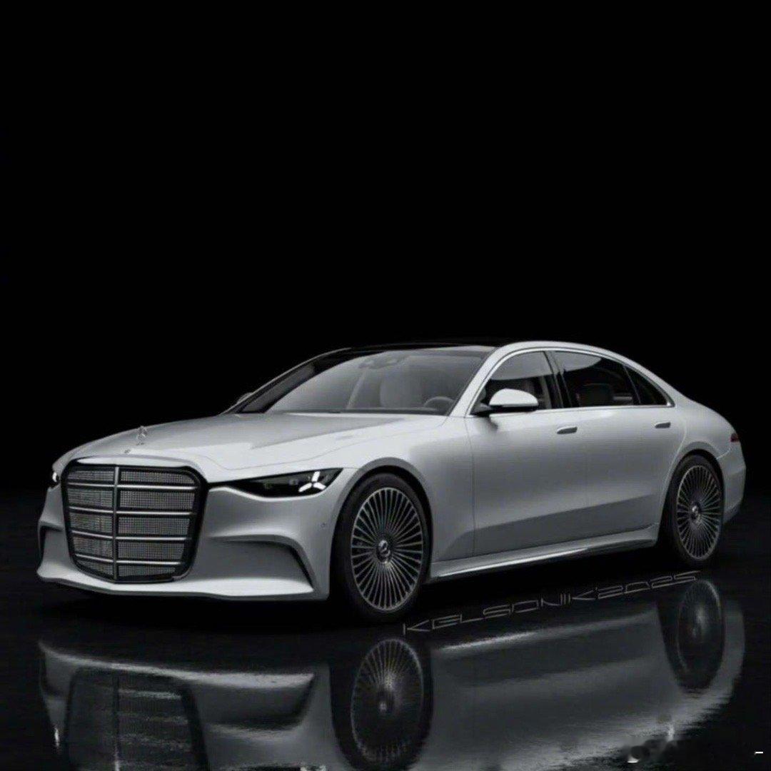 汽车[超话]  全新奔驰S级渲染图，如果真这样设计，我感觉又会成为巅峰之作，既简