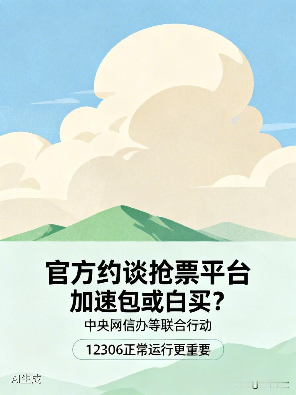 🚨携程、美团、飞猪等被官方约谈！你的加速包白买了？

  经常抢票的朋友注意了