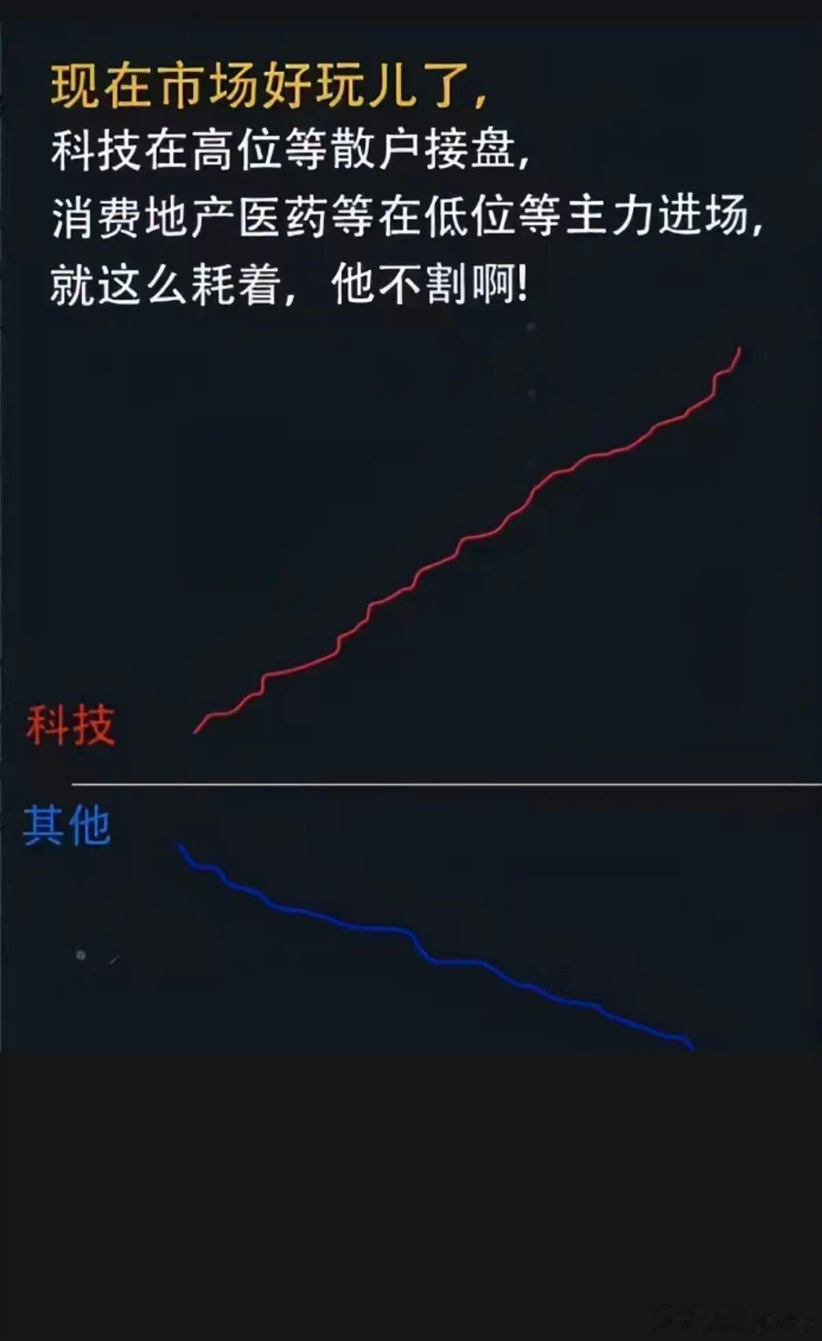 一直耗着，也不是办法昨天大消费，突然蹦出来，表演了一段才艺：白酒、零售、旅游轮番